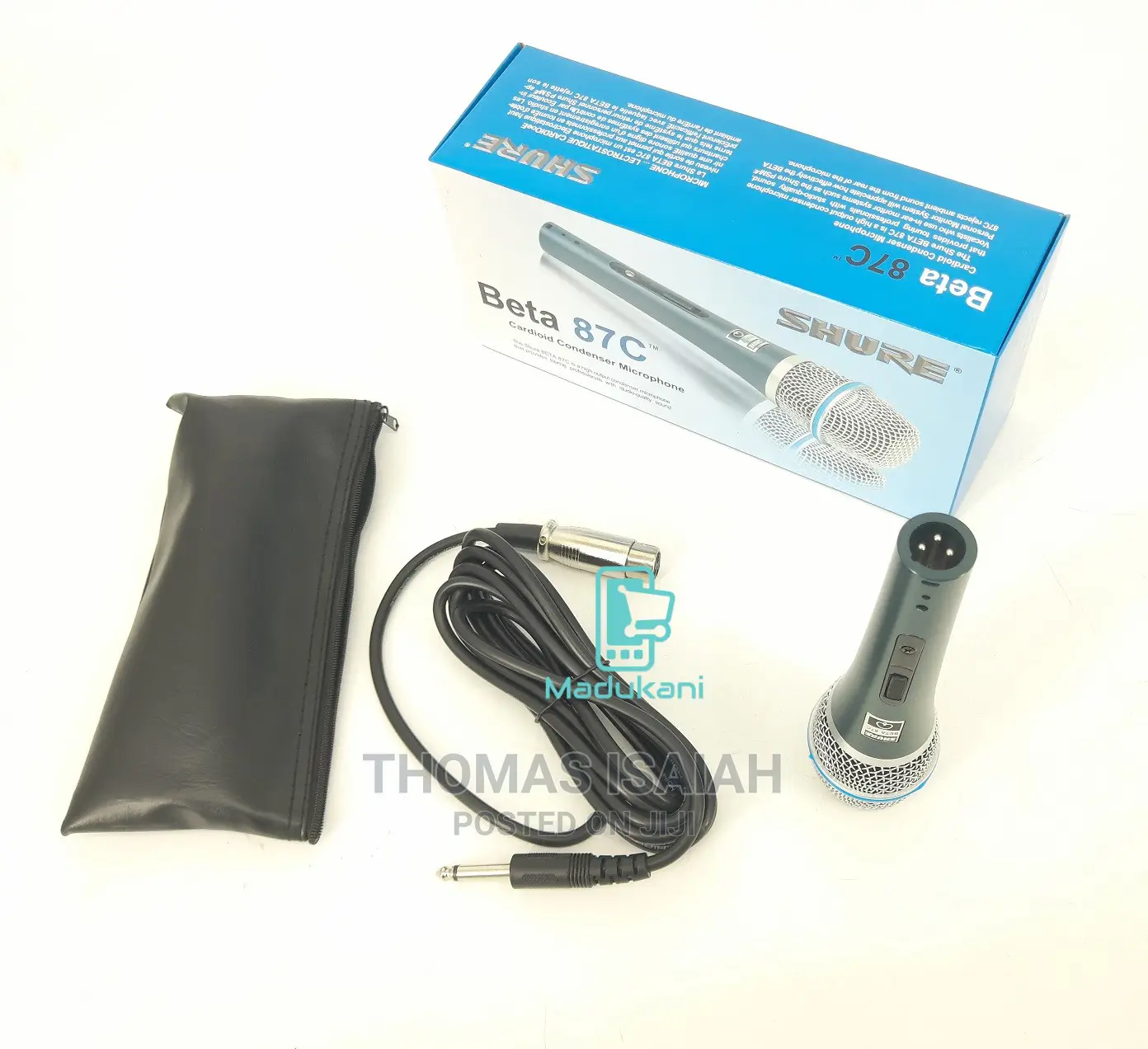 Shure Beta 87C Cardioid Condenser Microphone Wired Microphon