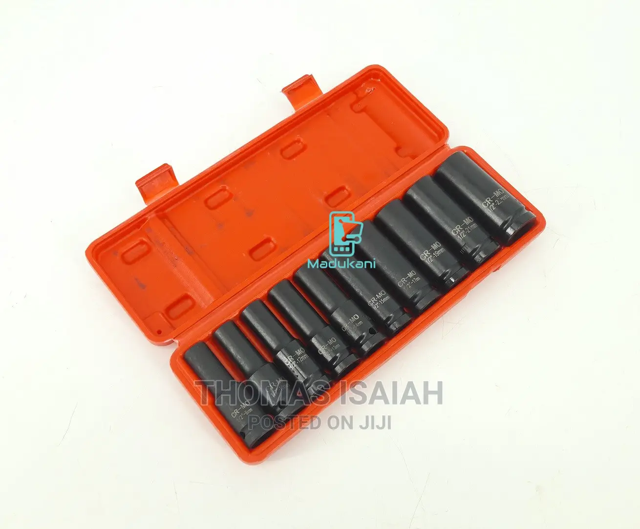 10pcs Half Inch Drive Heavy Duty Impact Sockets Set 8mm-22mm