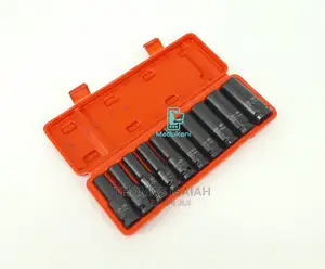 10pcs Half Inch Drive Heavy Duty Impact Sockets Set 8mm-22mm
