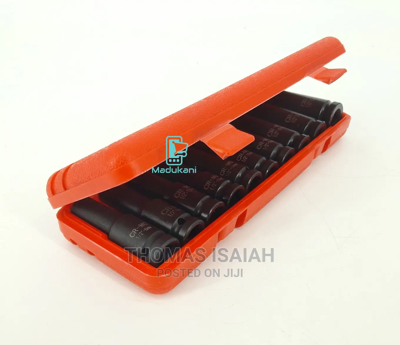 10pcs Half Inch Drive Heavy Duty Impact Sockets Set 8mm-22mm