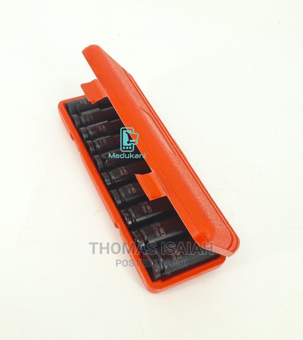 10pcs Half Inch Drive Heavy Duty Impact Sockets Set 8mm-22mm - thumbnail 3