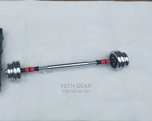 30kg Dumbell Set Adjustable With Barbell Connector