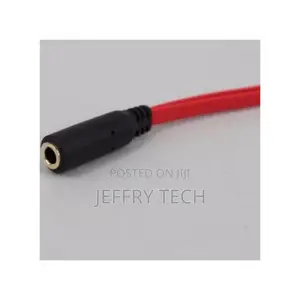 3.5mm 2 Male Plug to 1 Female Jack Audio Stereo Headset Jack