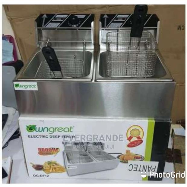 12ltrs Deep Fryer Double - main view