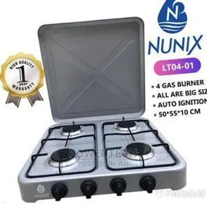 4 Gas Burner Nunix Auto Ignition Cooker -50*55*10 in Size