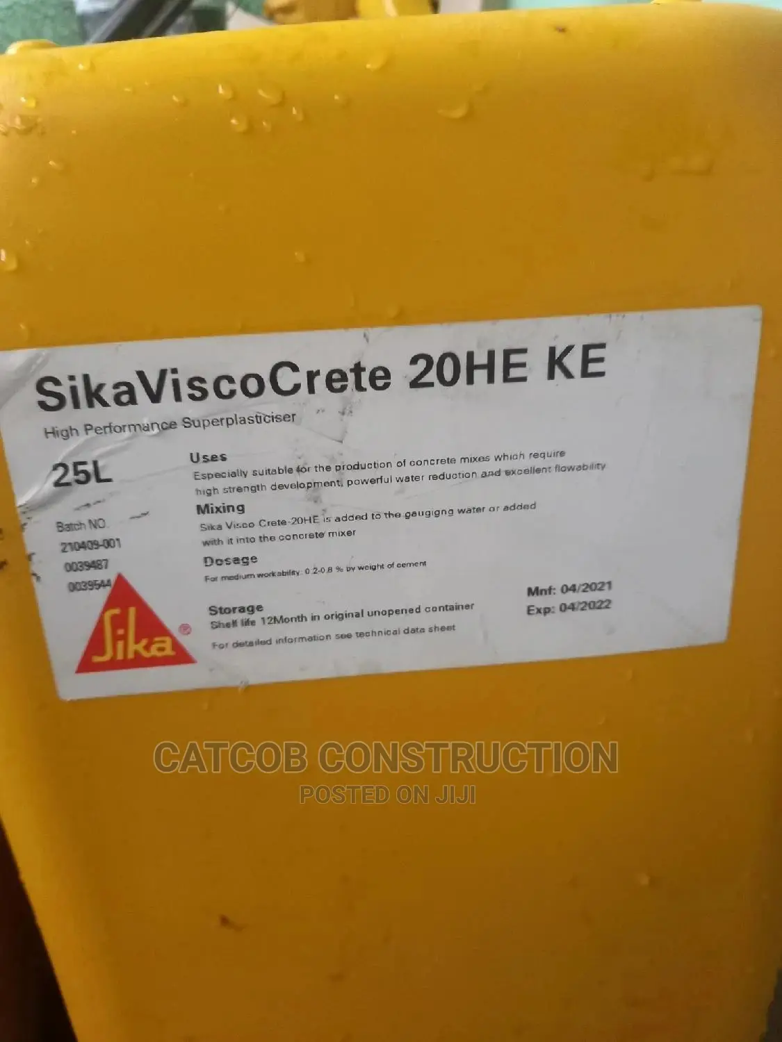 Sika Viscocrete Superplasticiser