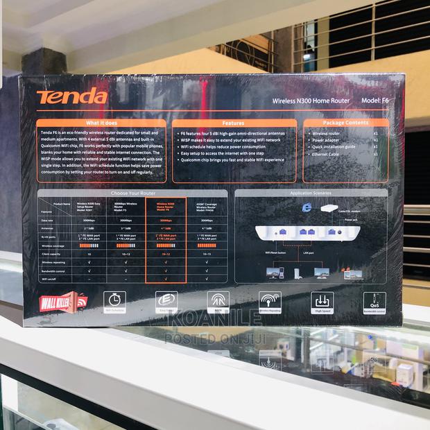 Tenda Wireless N300 Router 4 in 1 F6 - thumbnail 3