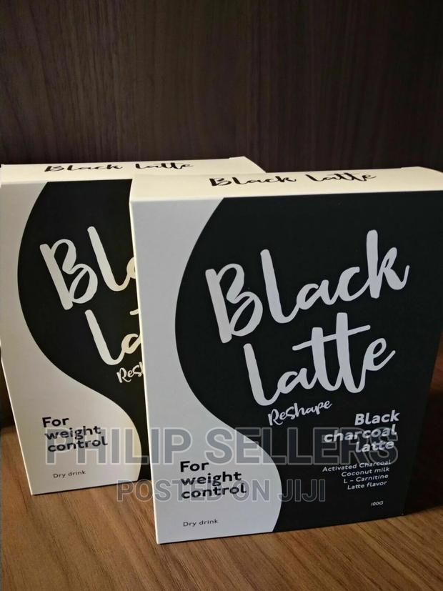 Black Latte Activated Charcoal Dry Drink Weight Control Supp - thumbnail 4