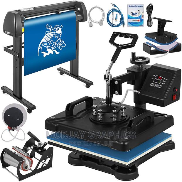 Heat Press Machine 12x15 Inch 8in1 T-Shirt Heat Press and Vi