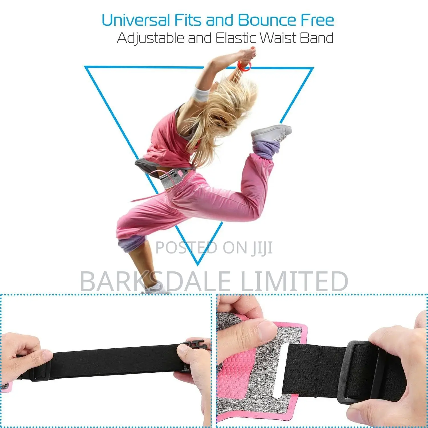 Running Waist Belt Jogging Band Waistband Phone