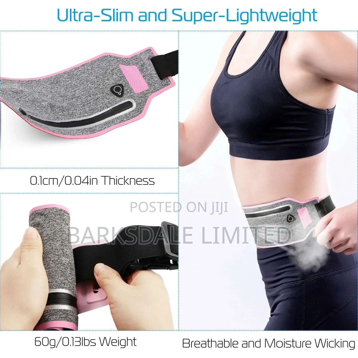 Running Waist Belt Jogging Band Waistband Phone