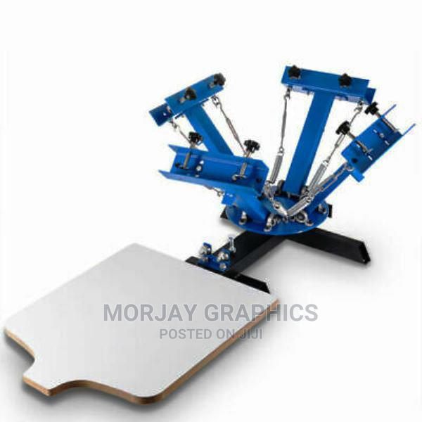 4-Color 1-Station Silk Screen Printing Machine - main view