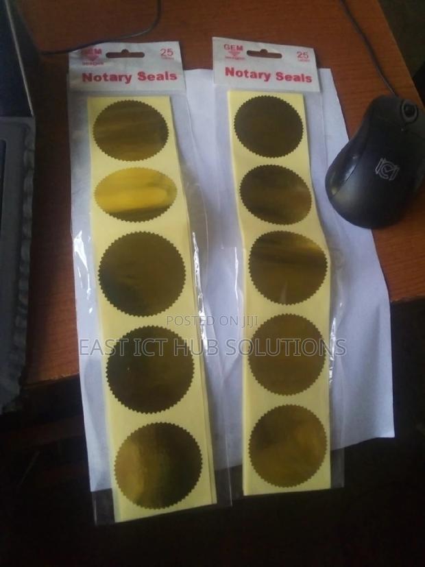 Notarial Seals 25 Pcs Gold / Silver/Red - main view