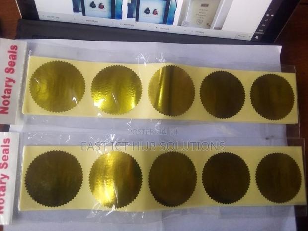 Notarial Seals 25 Pcs Gold / Silver/Red - thumbnail 2