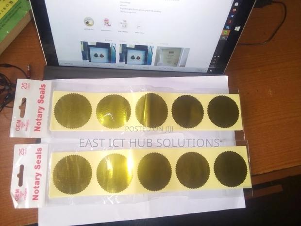 Notarial Seals 25 Pcs Gold / Silver/Red - thumbnail 3