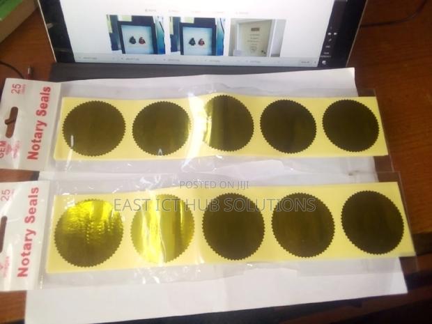 Notarial Seals 25 Pcs Gold / Silver/Red - thumbnail 4