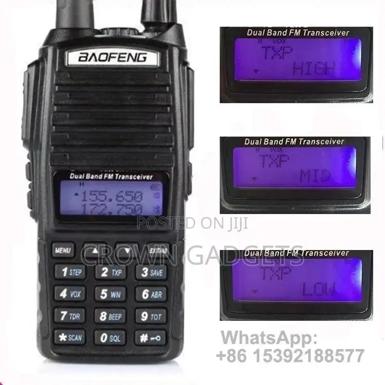 Baofeng Uv-82 8w 10km Long Range Powerful Walkie Talkie