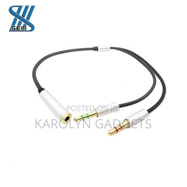 Plug To 3.5mm Female Jack Adapter Aux Audio Converter Cable