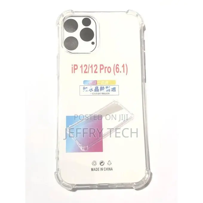 Anti-Shock Case for iPhone 12 Pro - Transparent