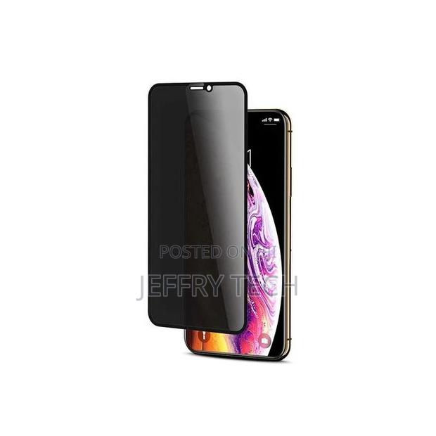 iPhone XR Full Coverage Screen Protector Anti-Spying - Black - main view