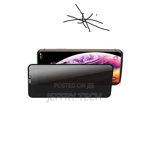 iPhone XR Full Coverage Screen Protector Anti-Spying - Black - thumbnail 2