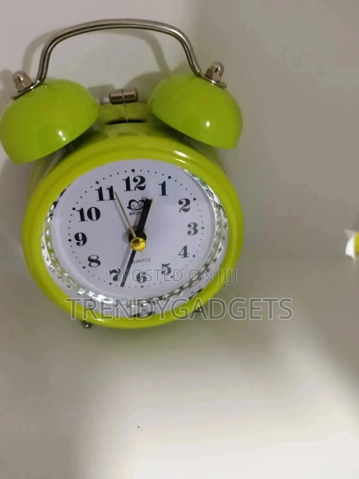 Round Cooper Twin Bell Alarm Clock