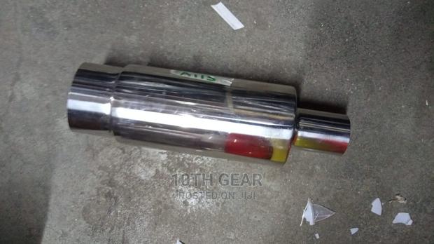 Chrome Exhaust Deep Base Backbox Muffler