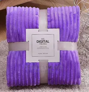 Purple Velvet Fleece Blanket