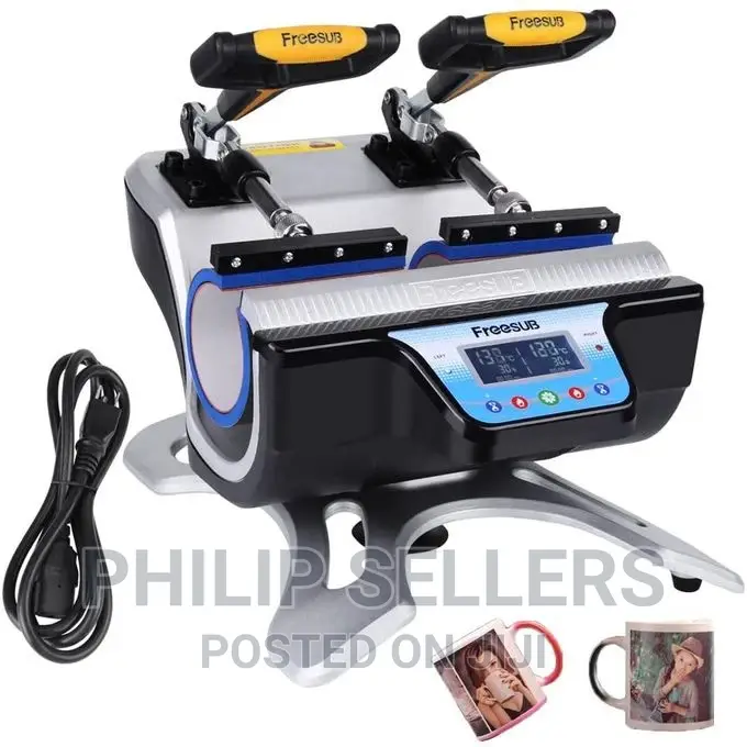 Mug Heat Press, Double Stations Mug Machine