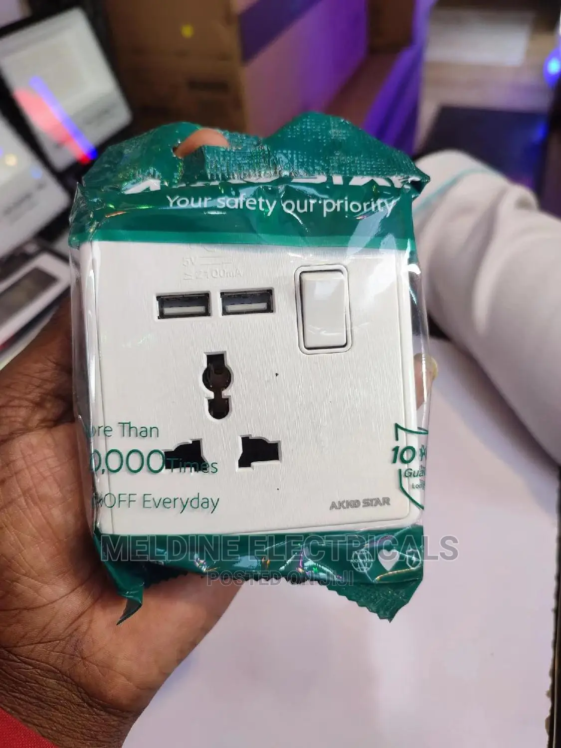 USB Single Socket 13A