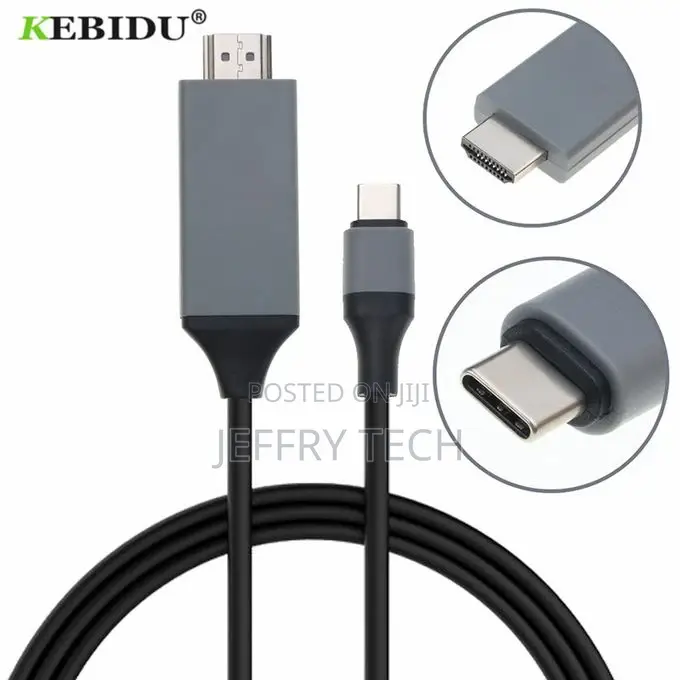 HDMI Cable 4K 2M USB 3.1 Type C to HDMI Cable 30hz HD Extend