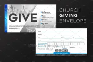 Church Giving Dl Size Envelopes