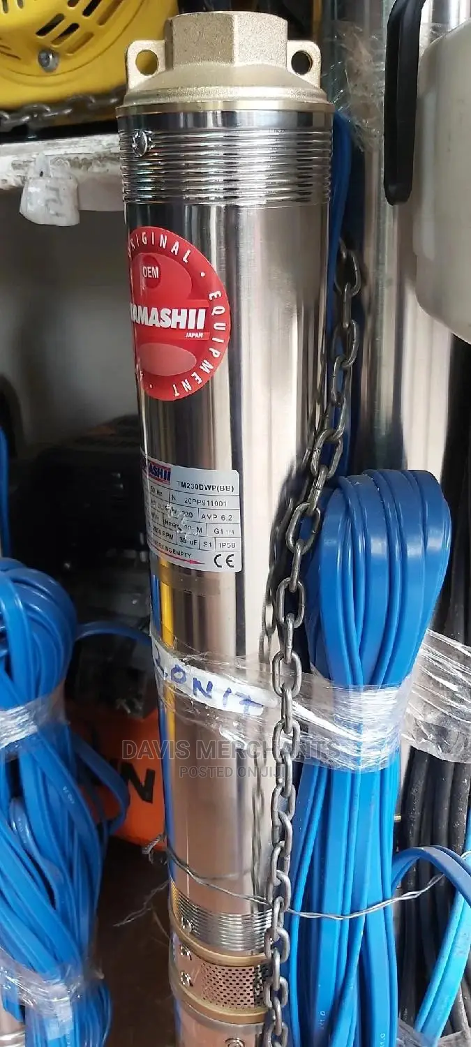Tamashi 0.5hp Deep Well Submersible Water Pump 51M Head