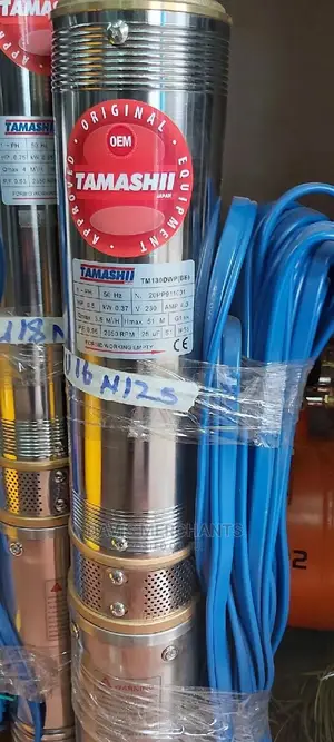 Tamashi 0.5hp Deep Well Submersible Water Pump 51M Head