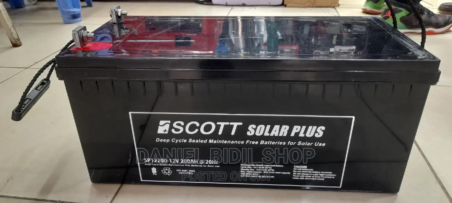 Scott Deep Cycle Solar MF Battery 200ah