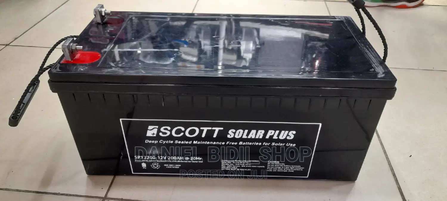 Scott Deep Cycle Solar MF Battery 200ah