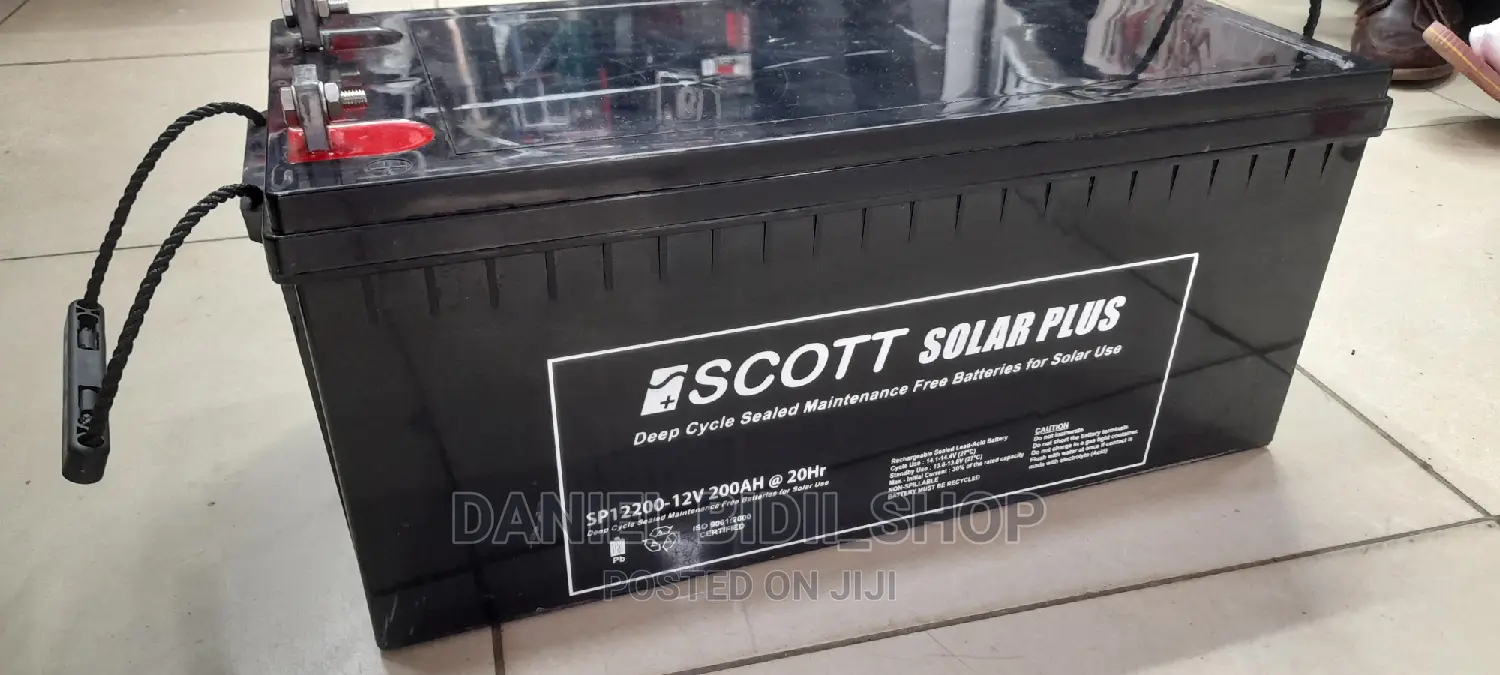 Scott Deep Cycle Solar MF Battery 200ah