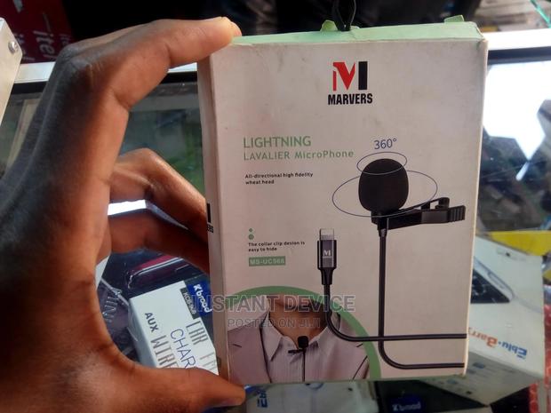 Lavalier Lapel Microphone for iPhone iPad Recording - thumbnail 2