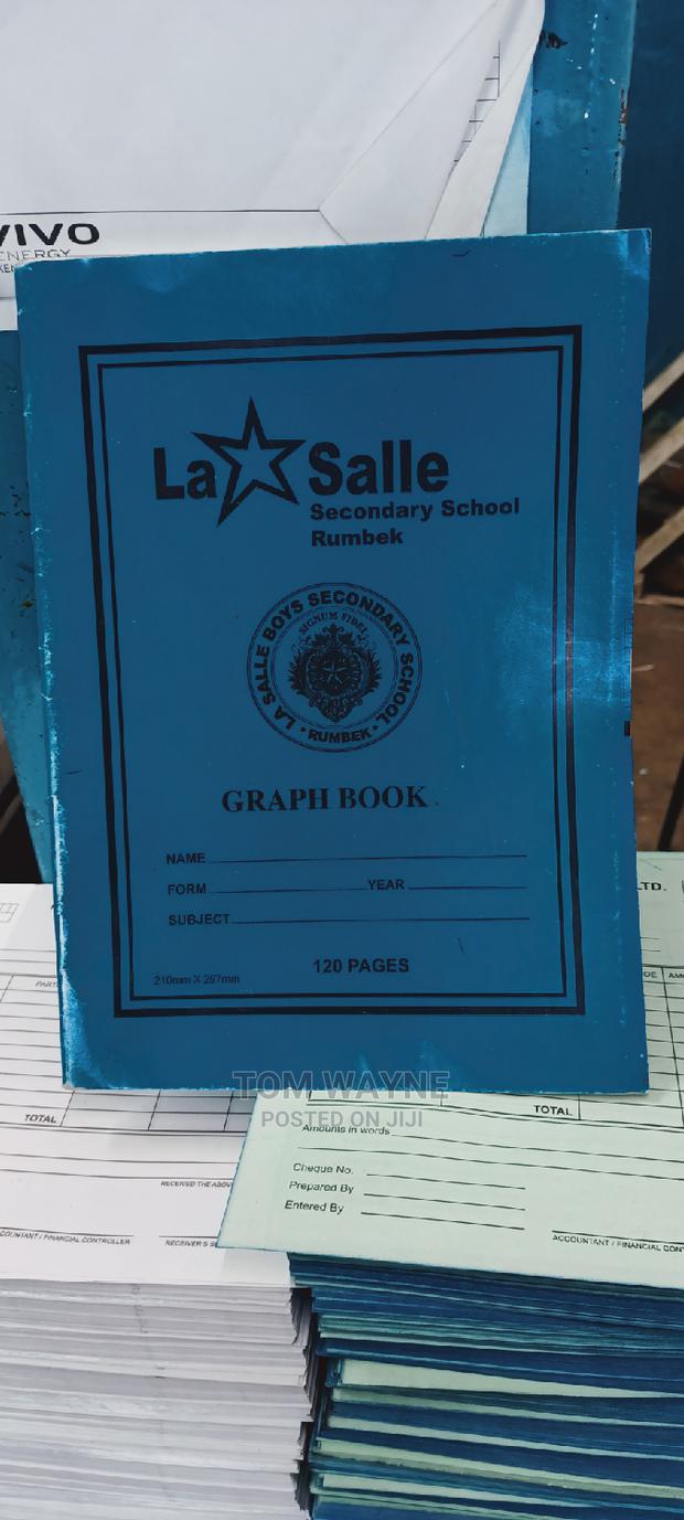 Exercise Books Customization, A4 - main view