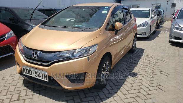 Honda Fit 2014 Gold - thumbnail 4