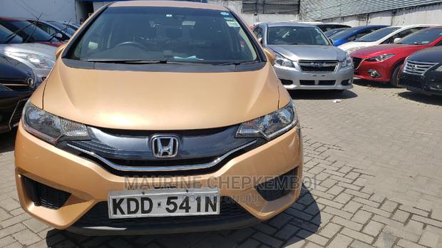 Honda Fit 2014 Gold - thumbnail 5