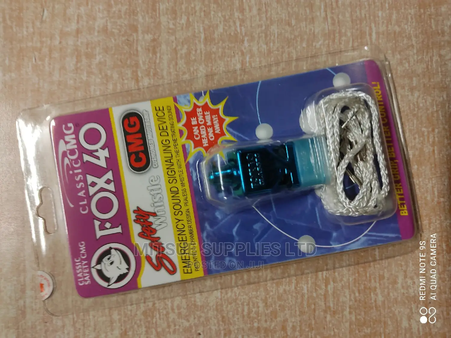 Fox 40 Safety Whistle With Lineyard