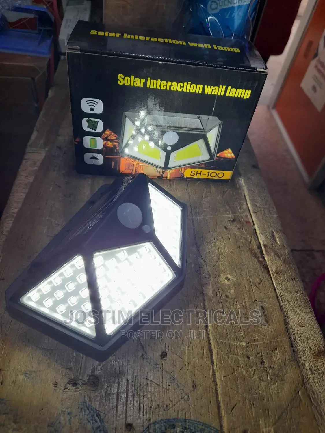 Angled Led Solar Sensor Light