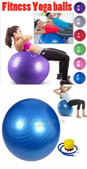 Gym Ball With Quick Pump (75cm)