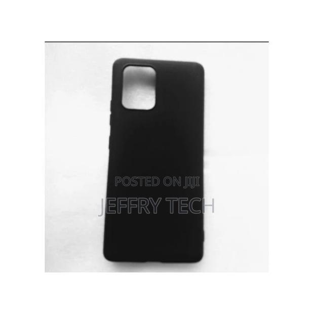 Samsung Galaxy Note 10 Lite Silicone Back Case Black