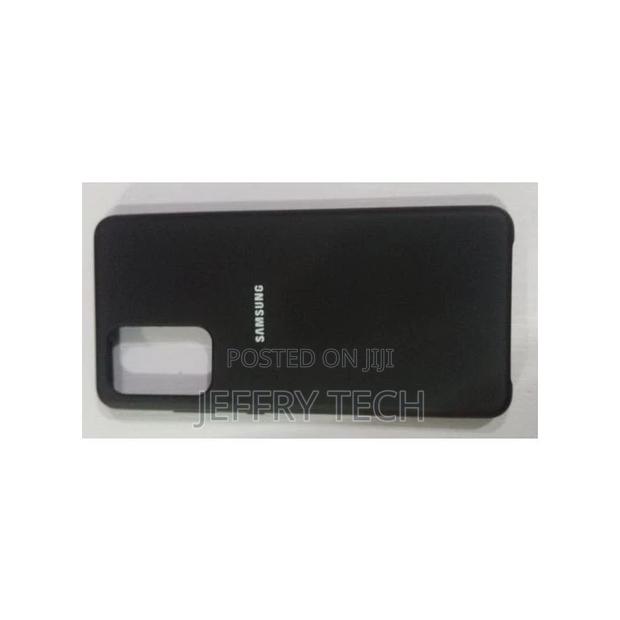 Samsung Galaxy A72 Silicone Back Case, Black - thumbnail 2