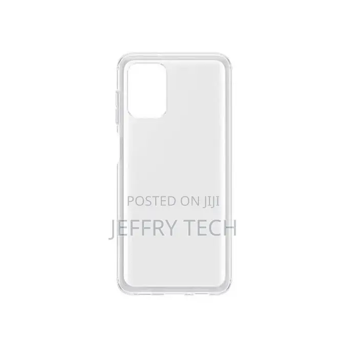 Samsung A12 Transparent Protective Back Cover Case