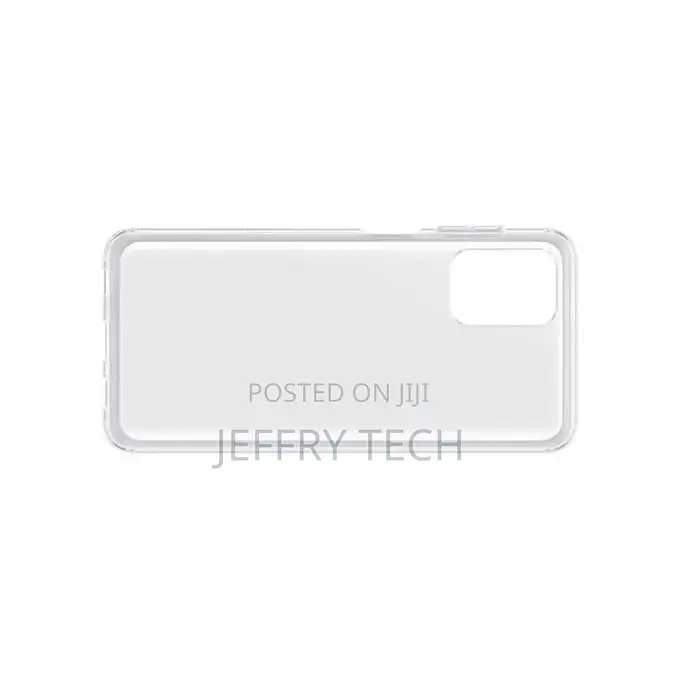 Samsung A12 Transparent Protective Back Cover Case