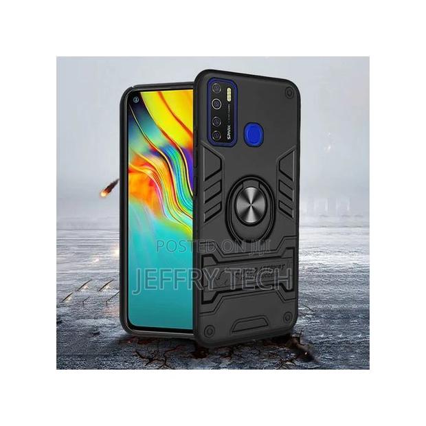 My Choice Tecno Spark 5 Pro Back Cover - Ring Armor