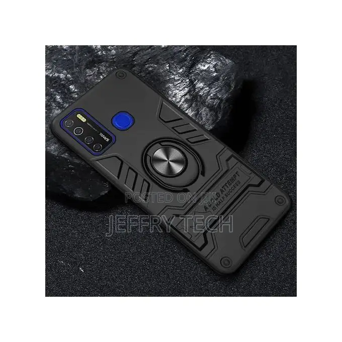 My Choice Tecno Spark 5 Pro Back Cover - Ring Armor